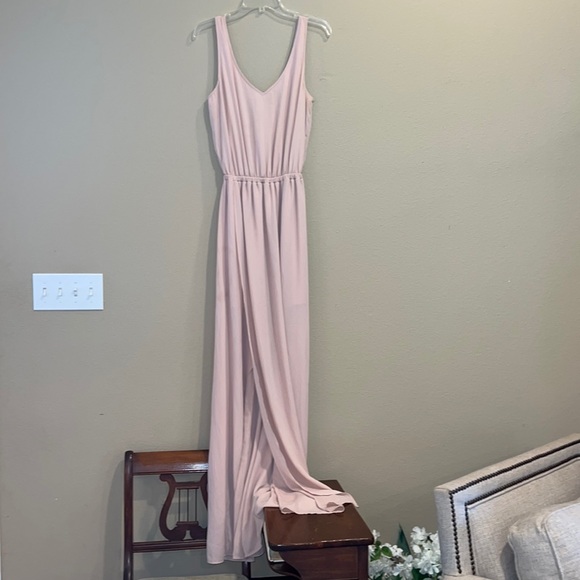 SHOW ME YOUR MUMU softest pale pink maxi dress. - Picture 5 of 11